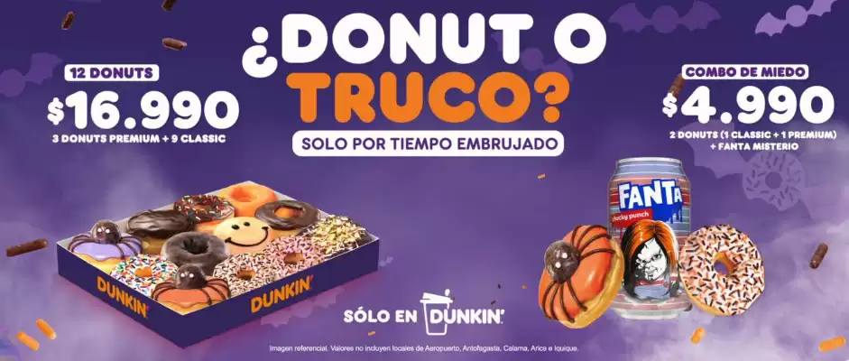 Catálogo Dunkin Donuts (válido hasta 2-11)