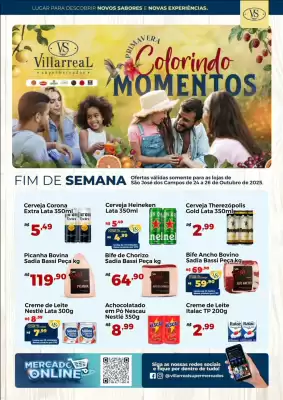 Catálogo Villarreal Supermercados (válido até 30-10)