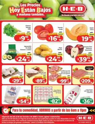Folleto HEB (válido hasta 30-10)