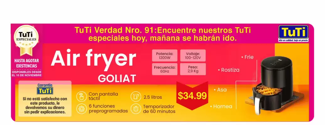 Catálogo TuTi (válido hasta 10-11)