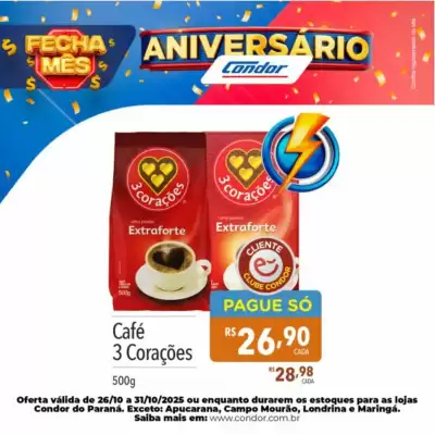 Catálogo Supermercados Condor (válido até 31-10)