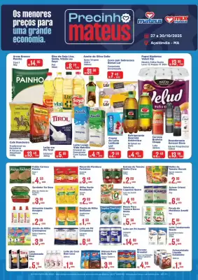 Catálogo Supermercados Mateus (válido até 30-10)