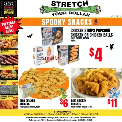 Sacks Food Co. flyer (valid until 4-11)