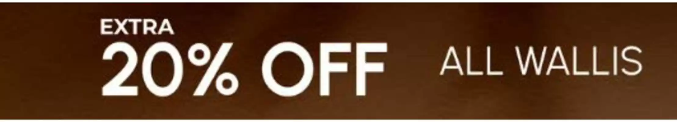 Wallis catalogue (valid until 31-10)