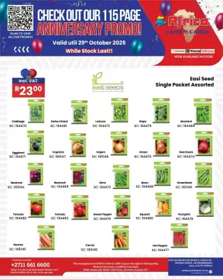 Africa Cash and Carry catalogue (valid until 29-10)