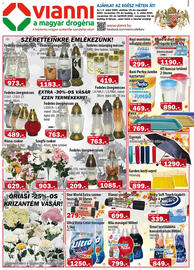 Vianni Drogéria akciós újság hét 44 Oldal 1