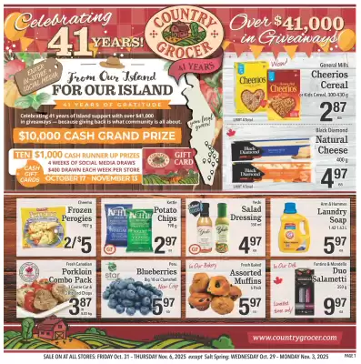 Country Grocer flyer (valid until 5-11)