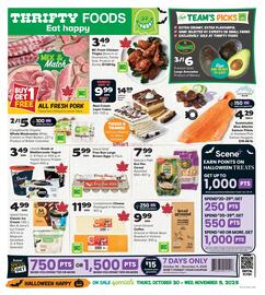 Thrifty Foods flyer week 44 Page 1