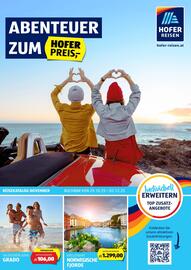 Hofer Reisen Flugblatt Seite 1