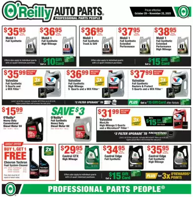 O'Reilly Auto Parts weekly ad (valid until 25-11)