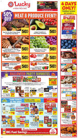 Lucky Supermarkets weekly ad Page 1