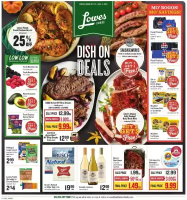 Lowes Foods weekly ad (valid until 4-11)