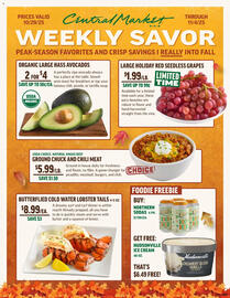 Central Market weekly ad week 44 Page 1