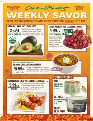 Central Market weekly ad (valid until 4-11)