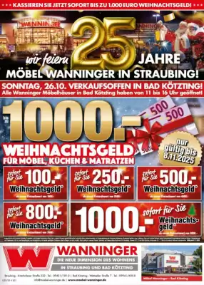 Möbel Wanninger Prospekt (gültig bis 1-11)