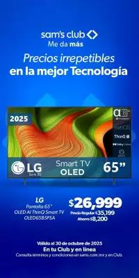 Catálogo Sam's Club (válido hasta 30-10)