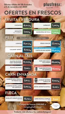 Folleto Plusfresc (válido hasta el 3-11)