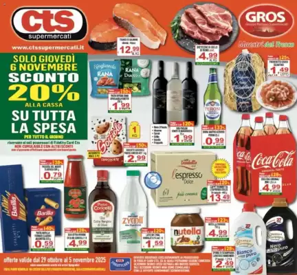 Volantino CTS Supermercati (valido fino al 5-11)