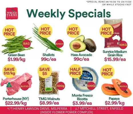 WHOLEFARMS catalogue (valid until 4-11)
