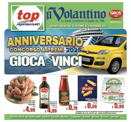 Volantino Top Supermercati (valido fino al 6-11)