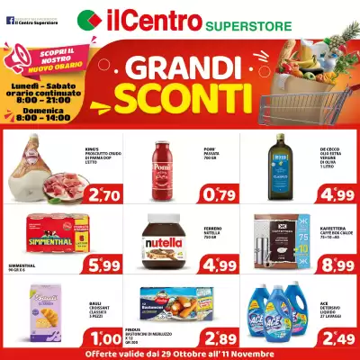 Volantino Il Centro Superstore (valido fino al 11-11)