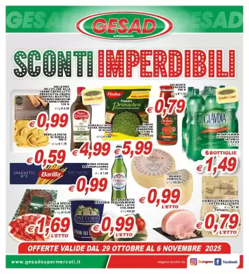 Volantino Gesad Supermercati (valido fino al 6-11)