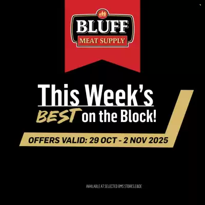 Bluff Meat Supply catalogue (valid until 2-11)