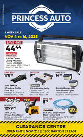 Princess Auto flyer Page 1