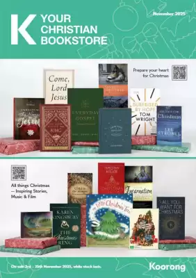 Koorong catalogue (valid until 25-11)