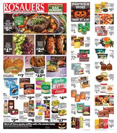 Rosauers weekly ad week 44 Page 1