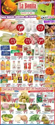 La Bonita Supermarkets weekly ad (valid until 4-11)