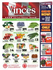 Vince's Market flyer Page 1