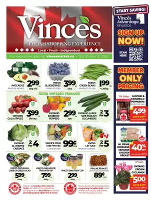 Vince's Market flyer (valid until 20-11)