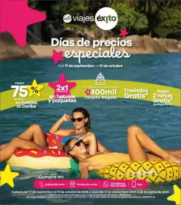 Catálogo Viajes Éxito (válido hasta 31-10)