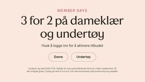 Lindex kundeavis Side 1