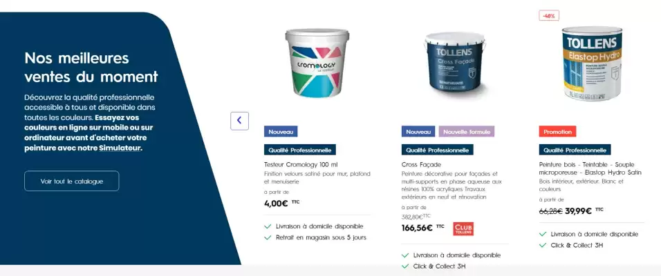 Catalogue Tollens (valable jusqu'au 9-11)