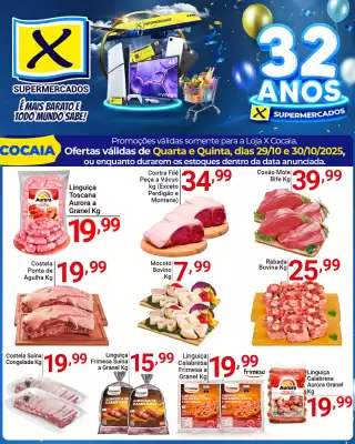 Folheto X Supermercados (válido até 30-10)