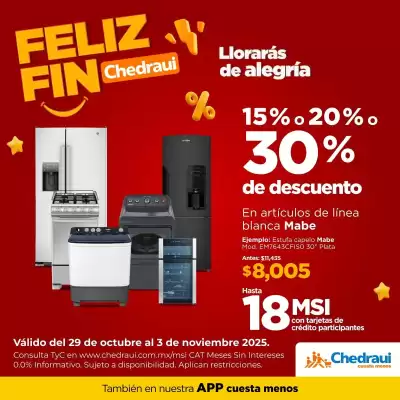 Folleto Chedraui (válido hasta 3-11)