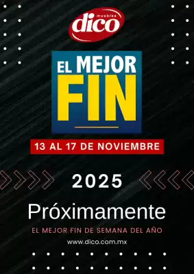 Catálogo Muebles Dico (válido hasta 14-11)