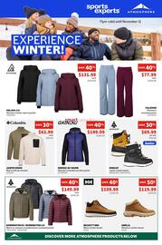 Sports Experts flyer week 44 Page 1