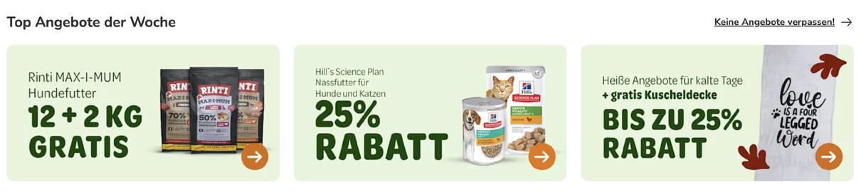 Zooplus Flugblatt woche 44 Seite 1