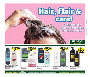 Harveys Supermarkets weekly ad Page 1