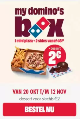 Domino´s pizza folder (geldig t/m 12-11)