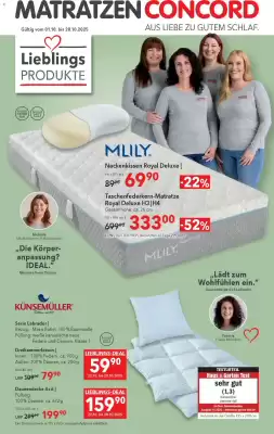Matratzen Concord Prospekt (gültig bis 25-11)