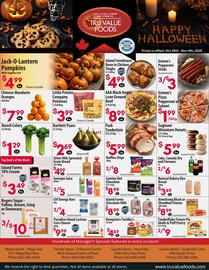 Tru Value Foods flyer week 44 Page 1