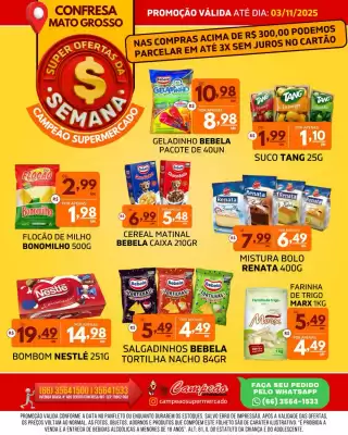 Encarte Supermercados Campeão (válido até 3-11)