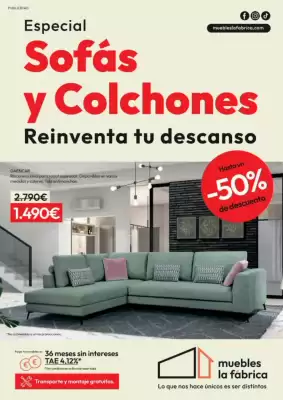 Catálogo Muebles La Fábrica (válido hasta el 31-12)