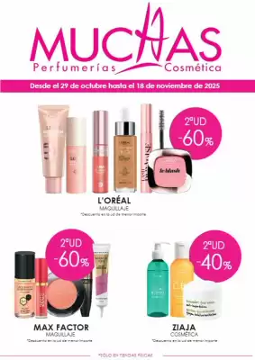 Folleto Muchas Perfumerías (válido hasta el 18-11)