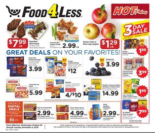 Food 4 Less weekly ad week 44 Page 1