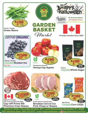 The Garden Basket flyer (valid until 5-11)